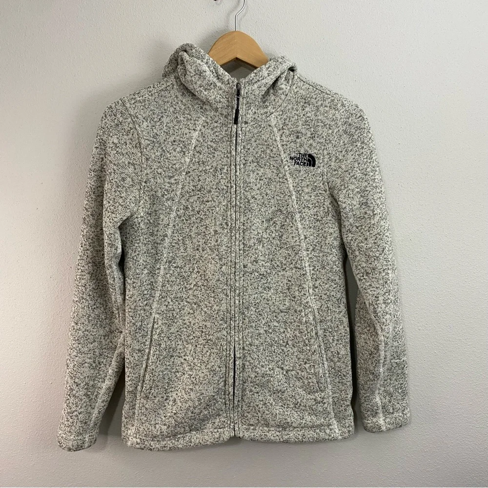 North Face‎ Crescent Full Zip Hoodie Heather Gray Womens Small